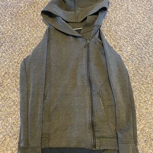 Nike Olive Green Hooded Zip Jacket with Red Label